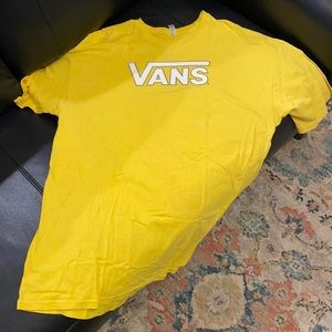 Yellow Vans Shirt in XL